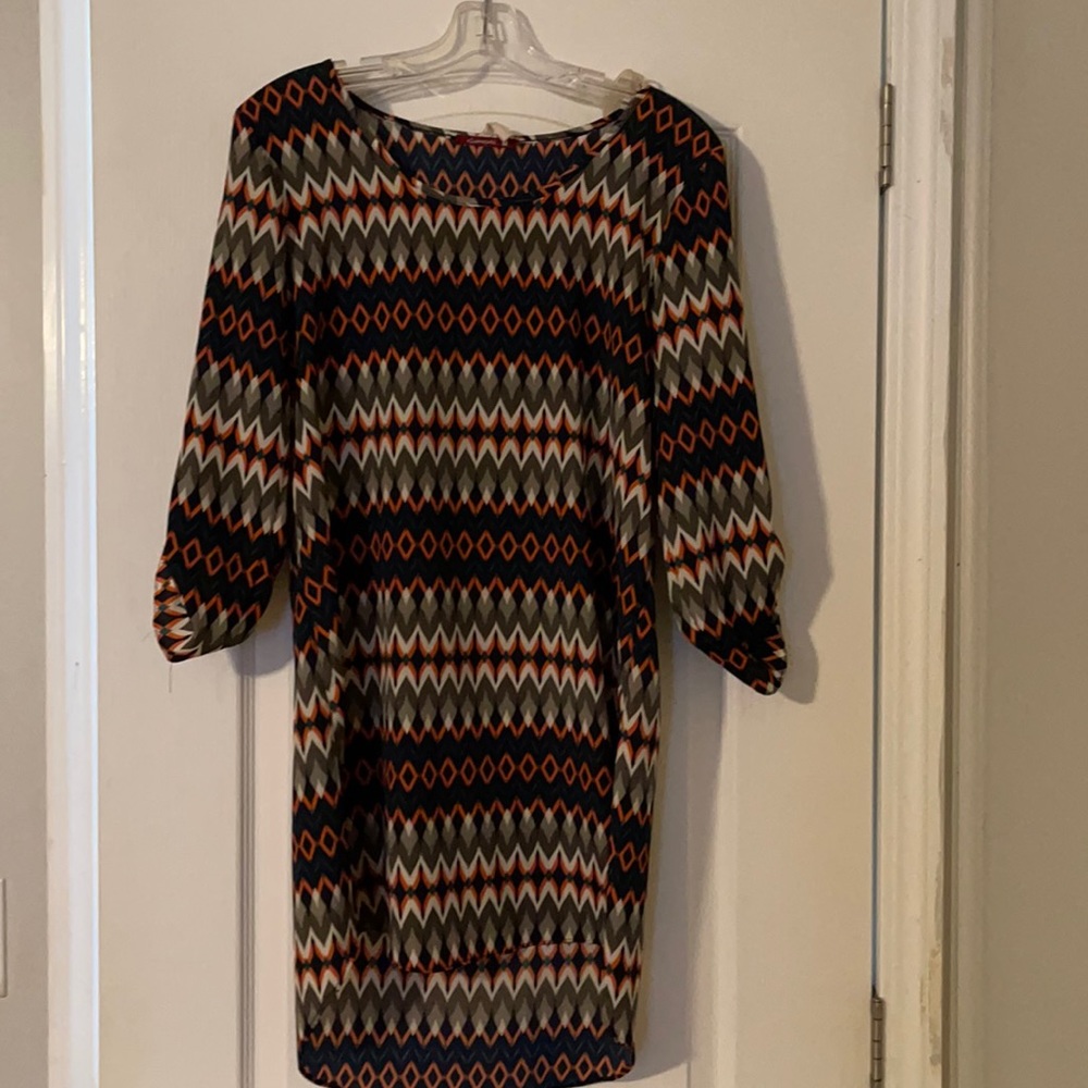 Aztec Print Dress